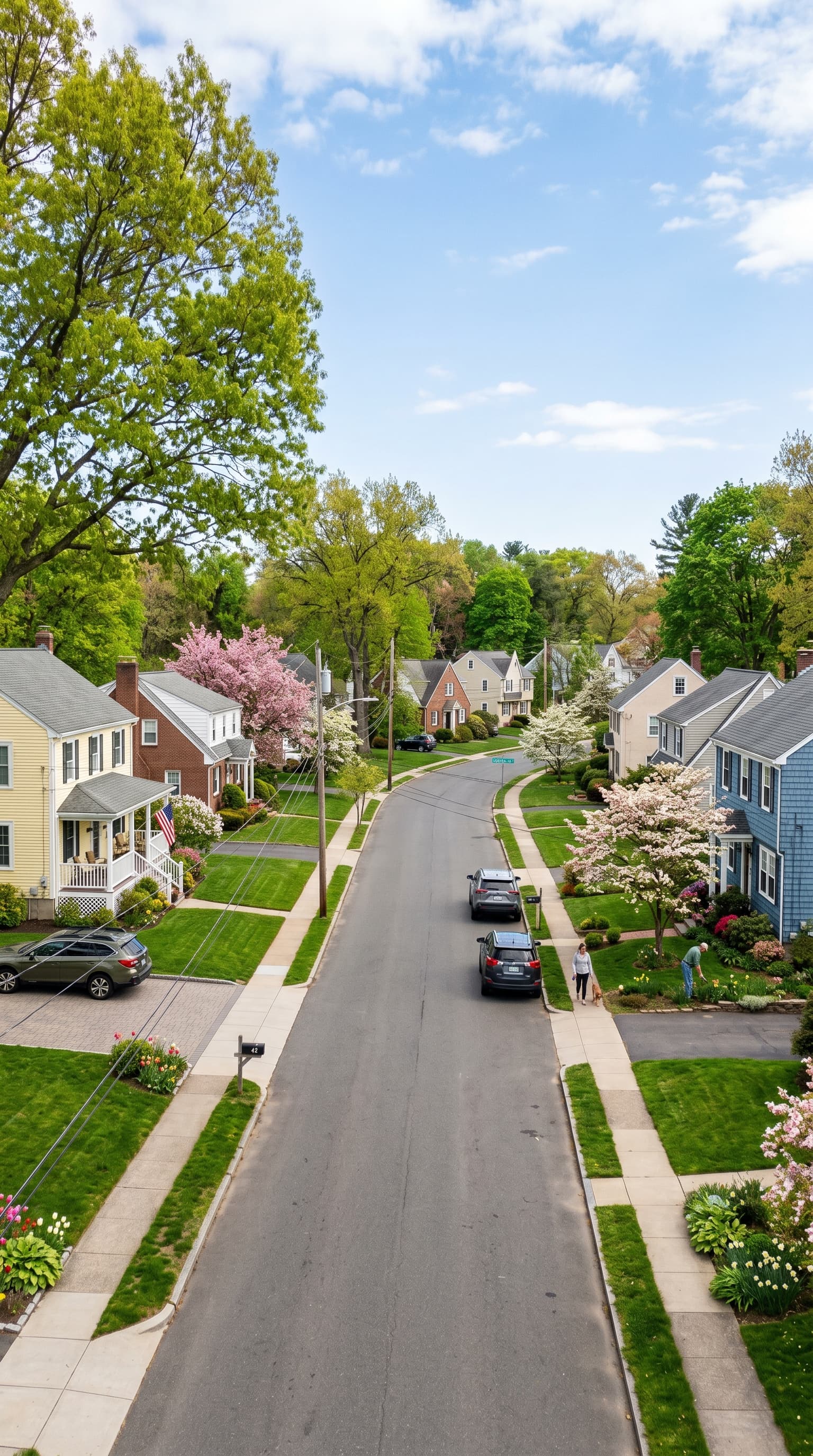 Suburban community in Western Mass